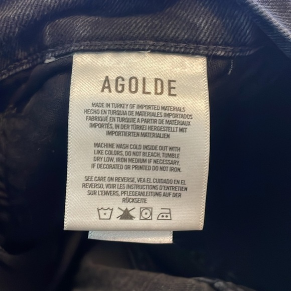 Agolde Riley Crop Jeans in Panoramic Sz 29 - Picture 8 of 9